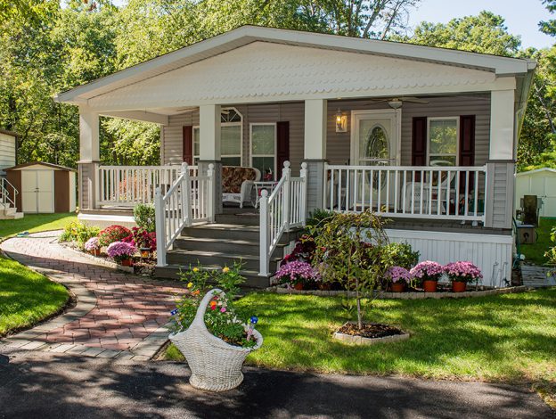 a home in Pine View Terrace, a manufactured home park in NJ