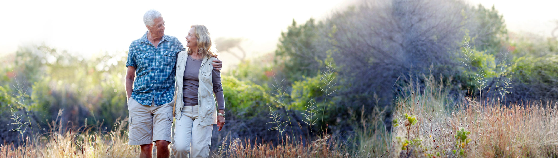 best places to retire in NJ including scenery like this where an older couple is enjoying a walk