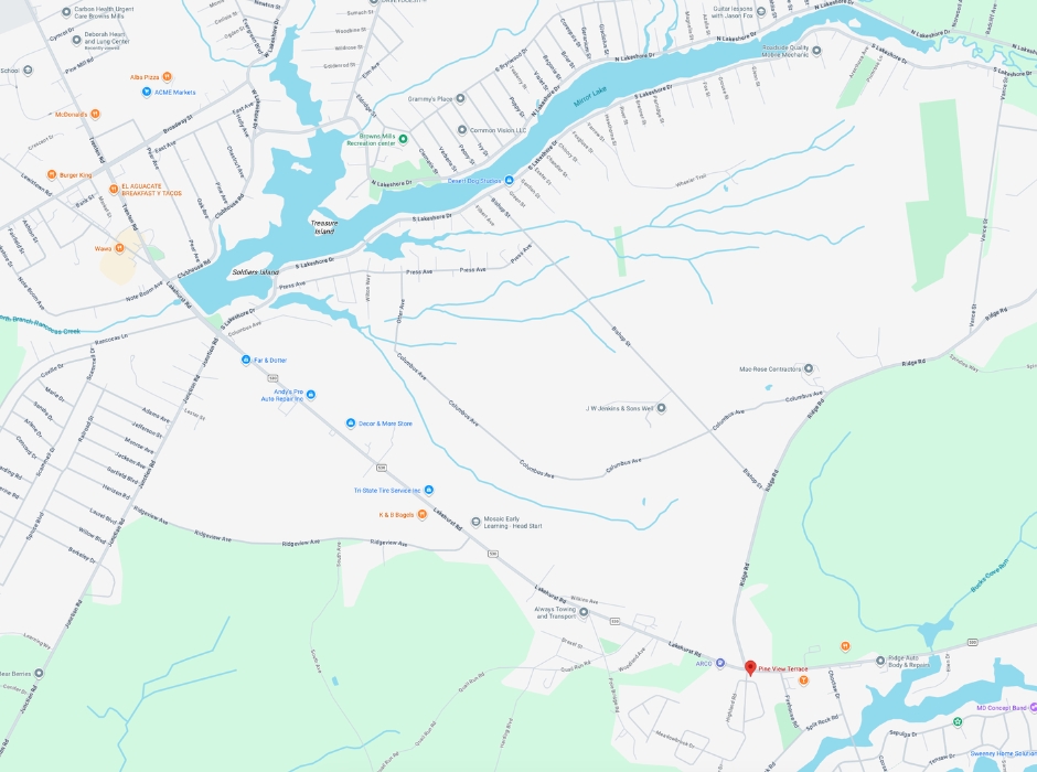 Pemberton Township, NJ map
